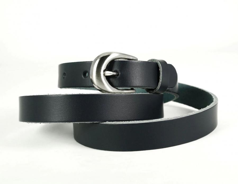 Ceinture Femme cuir - 20mm - Marine