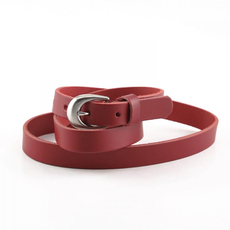 Ceinture Femme cuir - 20mm - Rouge