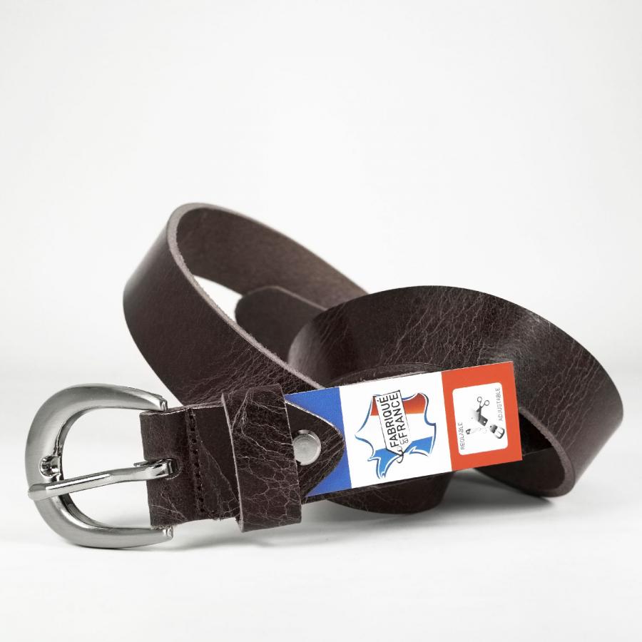 Ceinture Femme cuir -  Volcano 30mm - Marron